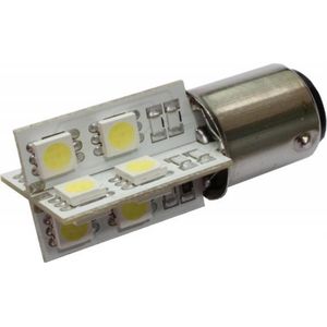 Auto LEDlamp | LED BAY15D knipperlicht | 16-SMD xenon wit 6500K | 12V DC