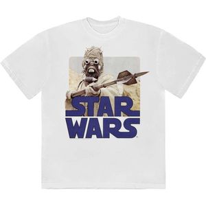 Disney Star Wars - Tusken Raider Heren T-shirt - XL - Wit