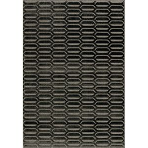 Vloerkleed Brinker Carpets Chiara 949 Grey Anthracite - maat 160 x 230 cm