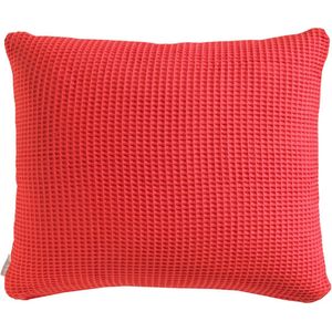 Heckettlane - Wafel kussensloop - 60x70 - Fiery Red