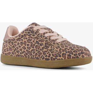 Blue Box meisjes sneakers met panterprint - Beige - Maat 20