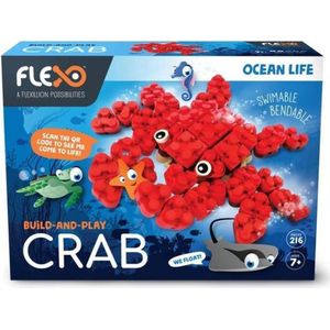 Flexo Bouwpakket Ocean Life - Crab Junior 216-delig