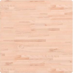 vidaXL - Tafelblad - vierkant - 80x80x4 - cm - massief - beukenhout