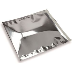 Folie Enveloppen - 220x220 mm - Zilver - 100 stuks