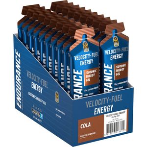 Applied Nutrition Velocity Fuel Energy - Energiegel - Energygel - Isotone Gels - Cola - 20 gels (20 x 60 ml)