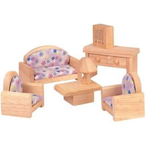 Plan Toys poppenhuis meubels klassieke Woonkamer