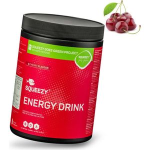 Squeezy Energie Drink 650g Kers Gezondheid| Sport | Sportvoeding | Energiegels | Hardlopen | Alle sporten | Hardloopvoeding | Energygels | Wielrennen | Wielrenvoeding | Energiegels