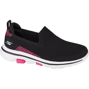 Skechers Go Walk 5 Clearly Comfy 302027L-BKPK, voor meisje, Zwart, Sneakers,Sportschoenen, maat: 29