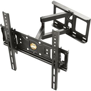 Draaibare en kantelbare TV Muurbeugel voor 32-55 Inch TV's - S6144 (81-140 cm), VESA 200x200-400x400, belastbaar tot 50kg