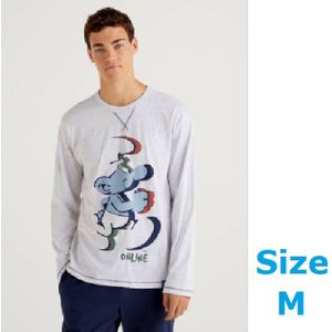 Wandelende smurf Smurfen T-shirt - Benetton - Long Fiber Cotton - Maat M