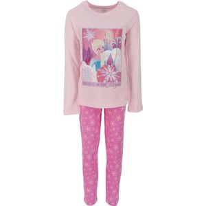Frozen Pyjama - Maat 122/128 - Roze - Meisjes