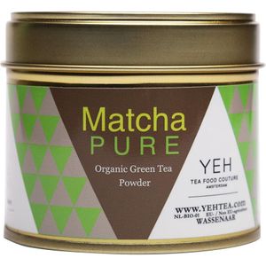 Yeh Tea - MATCHA - tin 40g - Biologische Matcha groene theepoeder