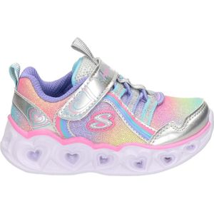 Skechers Rainbow Lux meisjes sneaker - Zilver - Maat 31