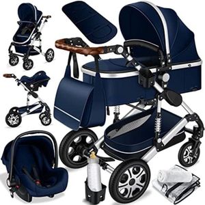 Kinderwagen 3 in 1 - Babywagen 3 in 1 - Wandelwagen - Kinderwagen 3 in 1 Incl Autostoel