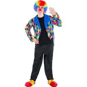 dressforfun - Herenkostuum clown Oleg XL - verkleedkleding kostuum halloween verkleden feestkleding carnavalskleding carnaval feestkledij partykleding - 300846