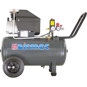 AIRMEC KA50200C Verrijdbare Oliegesmeerde zuigercompressor 200 ltr/min - 1,65 pk