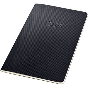 Sigel agenda 2024 - Conceptum - A5 - softcover - maandindeling - zwart - SI-C2484