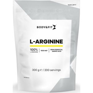 Body & Fit L-Arginine Poeder - Semi-Essentieel Aminozuur - 300 gram (200 doseringen)