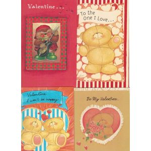 Valentijnskaarten - set van 10 stuks - Hallmark - Cartesse - Andrew Brownsword - Vintage - liefde - love you - wenskaarten