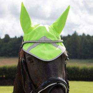 Horze oornet Reflectie - fluorescerend - maat pony