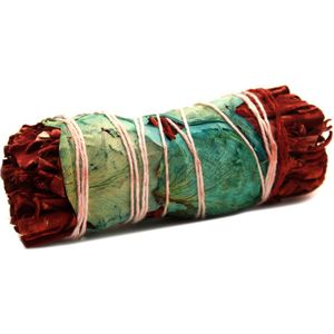 Smudge Stick/Bundel - Drakenbloed Bloemen Salie - 10cm - Geurverspreider - Reiniging