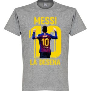 Messi La Desena T-Shirt - Grijs - L