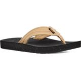 Teva M REFLIP CANVAS Heren Slippers - Zwart/Beige - Maat 42