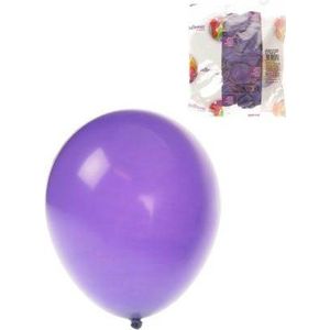 Helium ballonnen Paars 100 stuks