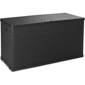 MuCasa®  Opbergbox voor kussens | kussenbox  | zwart | 420L | 120 x 56 x 63 cm