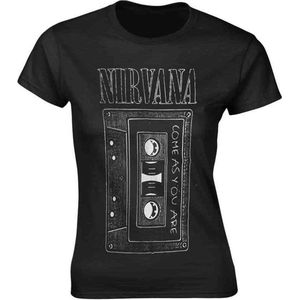 Nirvana - As You Are Tape Dames T-shirt - L - Zwart