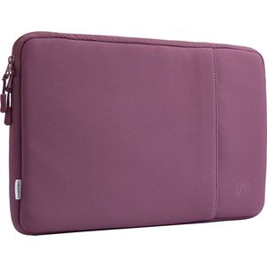 imoshion Laptop Sleeve - Laptophoes geschikt voor 16 inch / 16.2 inch / 15 inch / 15.6 inch / 15.3 inch - imoshion Laptop sleeve met vak - Royal Plum