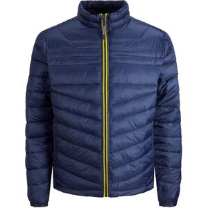 Jack & Jones - Heren Jas zomer Hero Puffer Collar - Blauw - Maat M