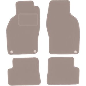 Beige veloursmatten voor: Saab 9-3 I cabrio (1998-2003)