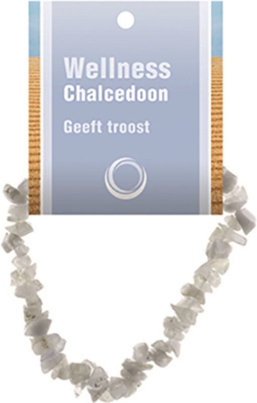 Ruben Robijn Chalcedoon splitarmband + kaart