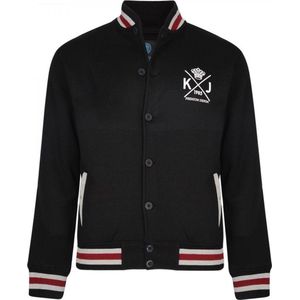 Kam Jeans Unisex Varsity Jacket Matt 2XL Zwart