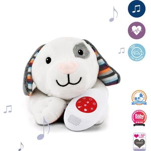 Zazu - Dex - Hartslagknuffel - Muziekknuffel met huilsensor en uitneembare geluidsmodule welke hartslag en meerdere muziekjes afspeelt
