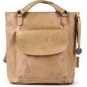 GENICCI RUGZAK CUM SHOPPERTAS HARBOR BEIGE