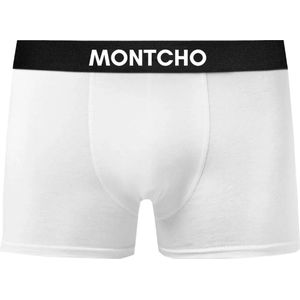 MONTCHO - Essence Series - Boxershort Heren - Onderbroeken Heren - Boxershorts - Ondergoed - 1 Pack - Wit - Maat: (S - XXL)