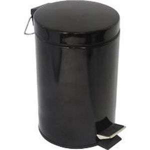 Easybin Pedaalemmer 3 liter afvalemmer Zwart