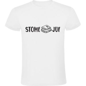 Stome Juf shirt Heren t-shirt | Leraar | Lerares | Basisschool | Middelbare School | Nederlands | Taal | School | Geslaagd