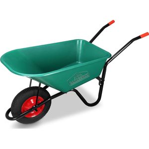 Gardebruk Kruiwagen - Kunststof Kuip tot 250KG 100L - Groen