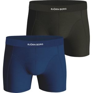 Björn Borg Lyocell boxers - heren boxers normale lengte (2-pack) - Blauw -XL