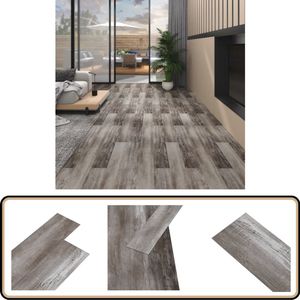 Zelfklevende PVC vloerplanken mat houtbruin Zelfklevende Pvc Vloerplanken - Pvc Vloer - Houten Vloerlook - Laminaat Look - Vinyl Vloer