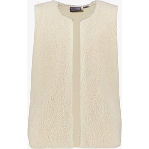 TwoDay meisjes teddy gilet beige - Maat 170/176