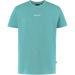 Ballin Amsterdam - Jongens Loose Fit T-shirts Crewneck SS - Emerald - Maat 12