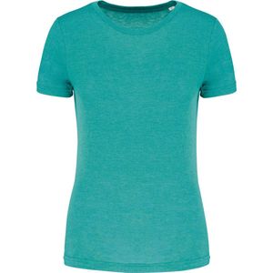 SportT-shirt Dames XL Proact Ronde hals Korte mouw Turquoise Blue Heather 50% Polyester, 25% Katoen, 25% Viscose
