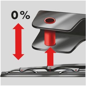 Wurth - Ruitenwisser, auto, standaard - Standaard autoruitenwisser Met voorgemonteerde multi-adapter Lengte 450 mm