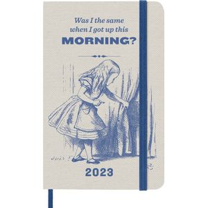 Moleskine 12 Maanden Agenda - 2023 - LE Planner - Alice in Wonderland - Wekelijks - Pocket - Blauw