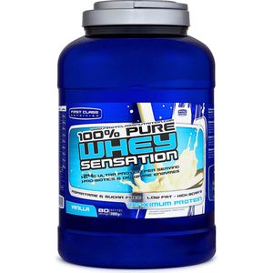 100% Whey sensation (Vanille - 2000 gram) - FIRST CLASS NUTRITION - Whey Protein - Eiwitpoeder - Eiwitshake - Sportvoeding - 66 shakes