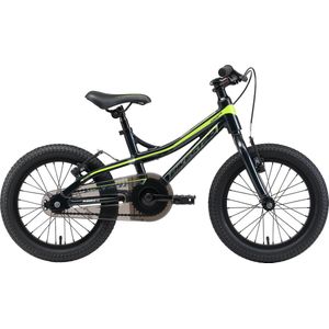 Bikestar 16 inch Alu Mountainbike kinderfiets, zwart / groen
